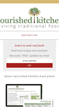 Mobile Screenshot of nourishedkitchenmealplans.com