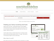 Tablet Screenshot of nourishedkitchenmealplans.com